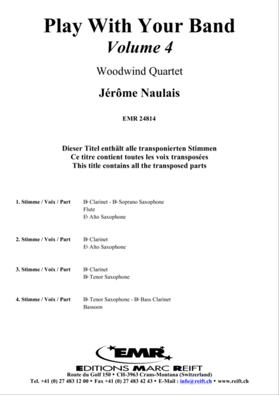 Play With Your Band Volume 4 Woodwind Quartet scores gallery preview page 3