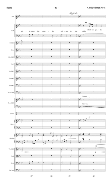 A Midwinter Noel - Orchestral Score and Parts