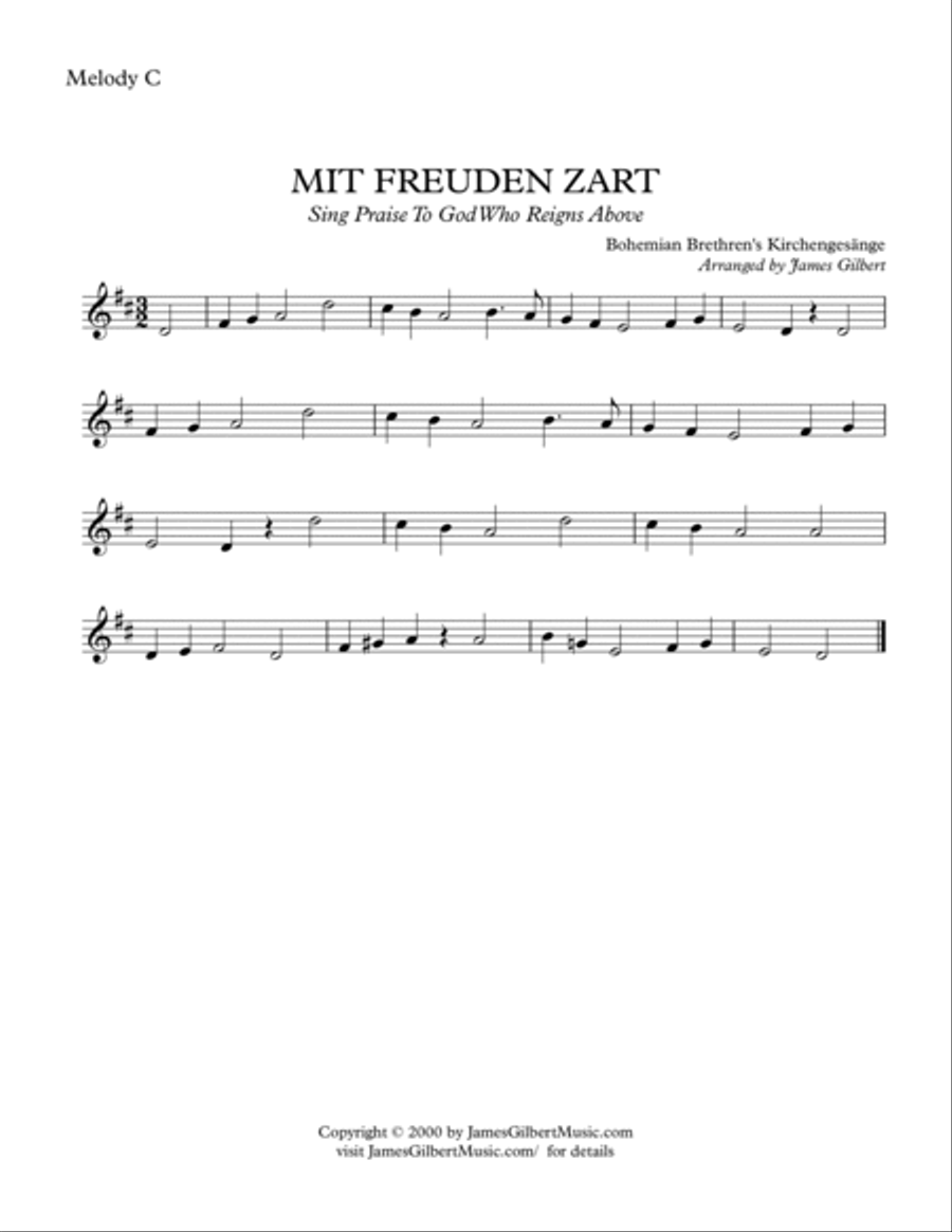 MIT FREUDEN ZART MIT FREUDEN ZART Small Ensemble scores gallery preview page 6