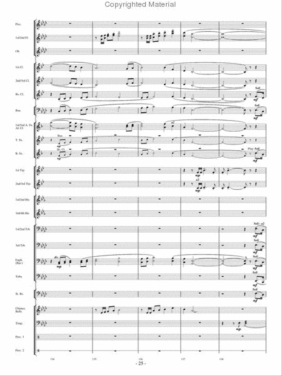 Broad Stripes and Bright Stars Concert Band scores gallery preview page 24