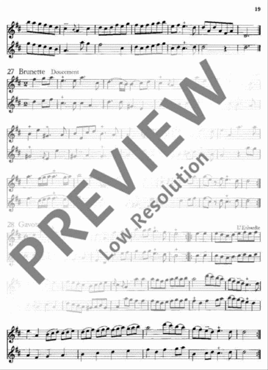 55 Easy Pieces Flute Duet scores gallery preview page 20