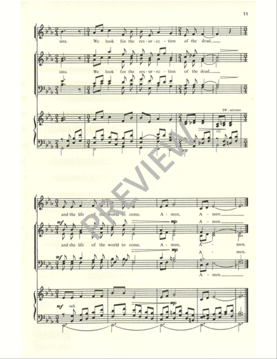 Creed 4-Part scores gallery preview page 11