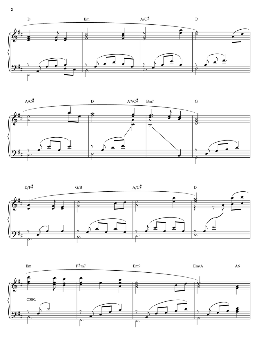 Star Trek - The Inner Light Piano Solo scores gallery preview page 2