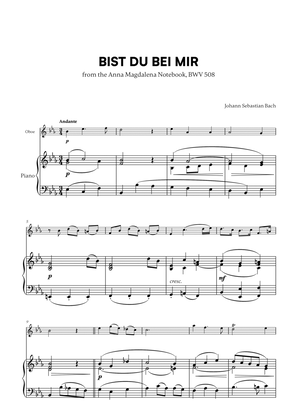 Book cover for Bist du bei Mir (BWV 508) (for Oboe and Piano)