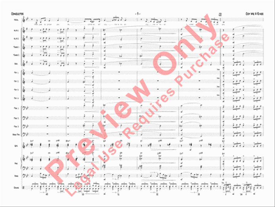 Cry Me a River Jazz Ensemble scores gallery preview page 12