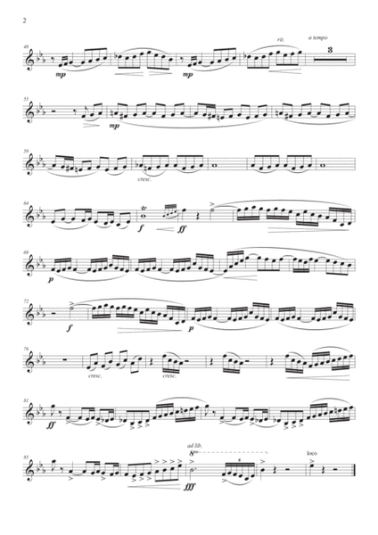 Prelude from "Suite Bergamasque" for Trumpet and Piano image number null