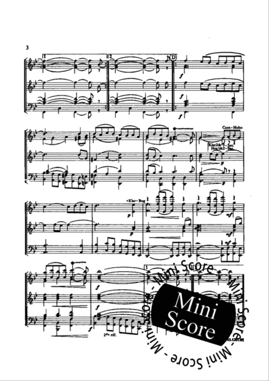 Trumpet Tune and Air Fanfare Band scores gallery preview page 6