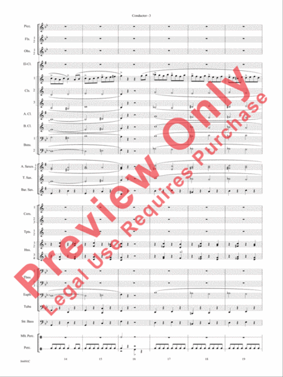 The Typewriter Concert Band scores gallery preview page 6