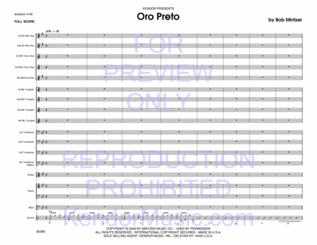 Oro Preto (Full Score)