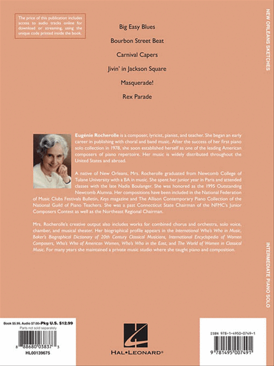 New Orleans Sketches Piano Solo scores gallery preview page 2