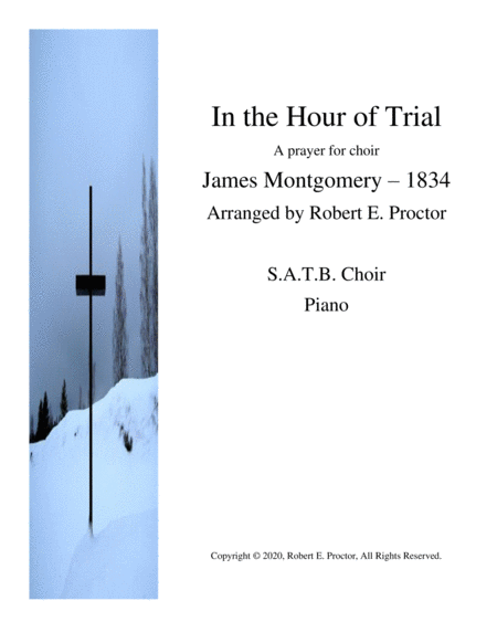 In the Hour of Trial - SATB image number null