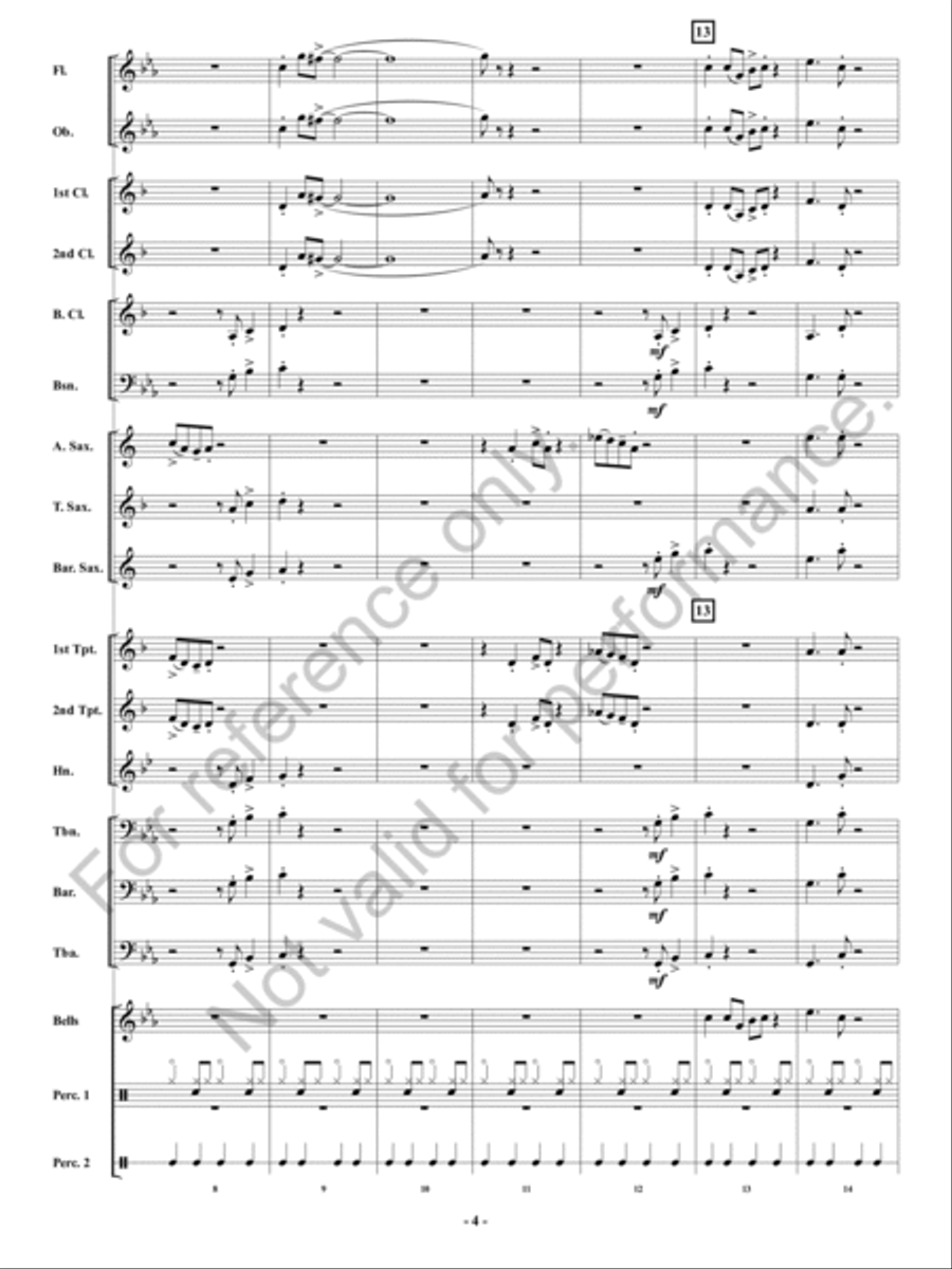 Dancer Takes The Lead! Dancer Takes The Lead! Concert Band scores gallery preview page 5