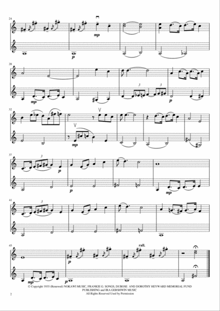 Summertime Summertime String Duet scores gallery preview page 3
