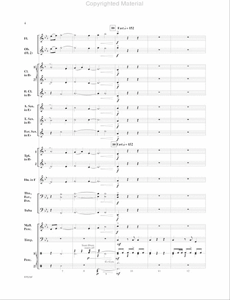 Huron Trail Huron Trail Concert Band scores gallery preview page 5