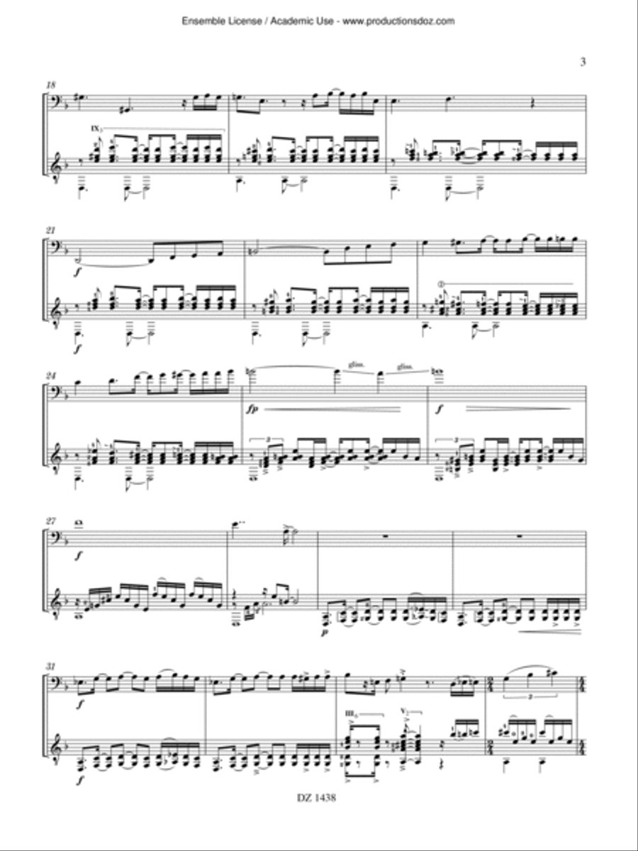 Concertino del Mago Concertino del Mago Trombone scores gallery preview page 3