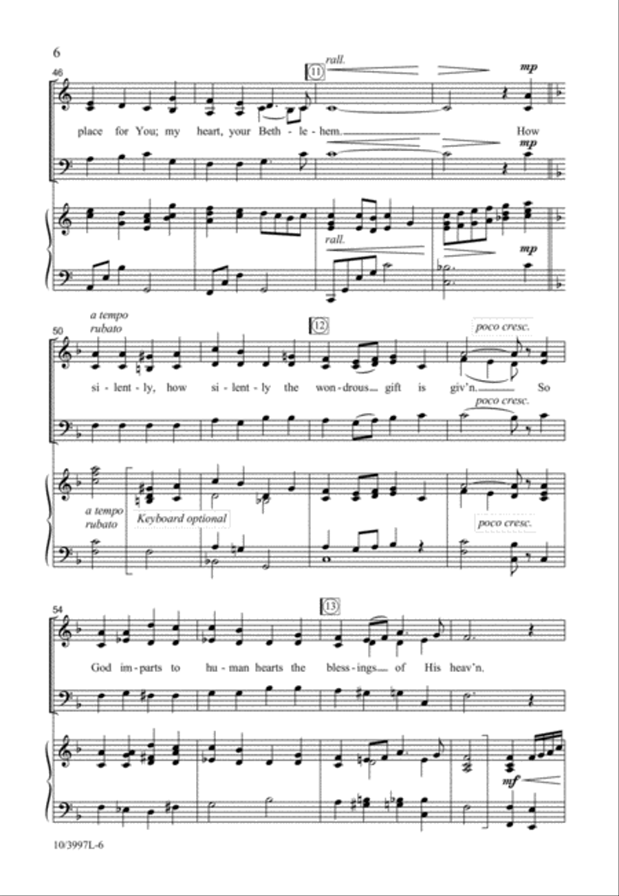 My Heart, Your Bethlehem 3-Part scores gallery preview page 7