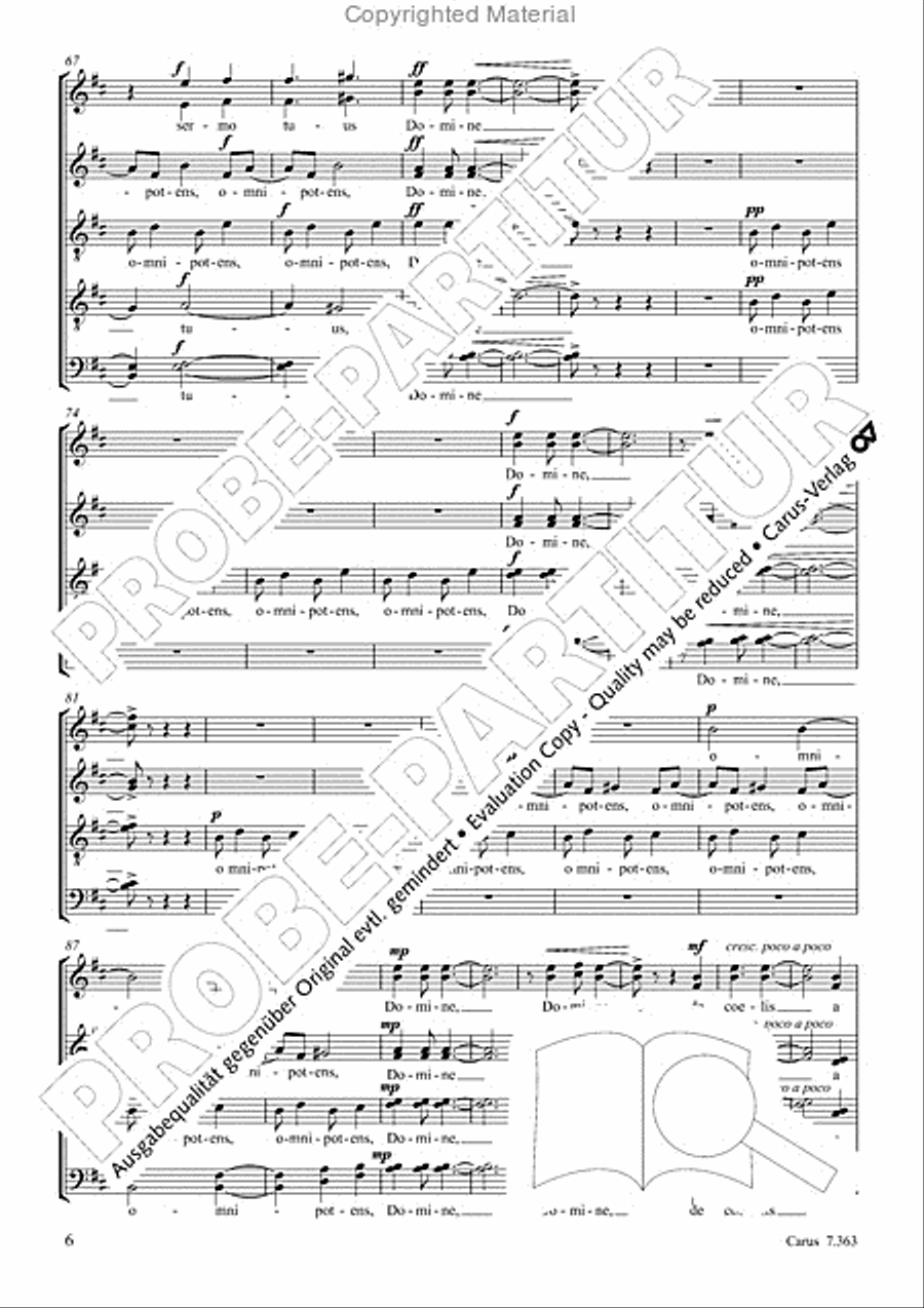 Dum medium silentium Dum medium silentium SSAATTBB scores gallery preview page 7