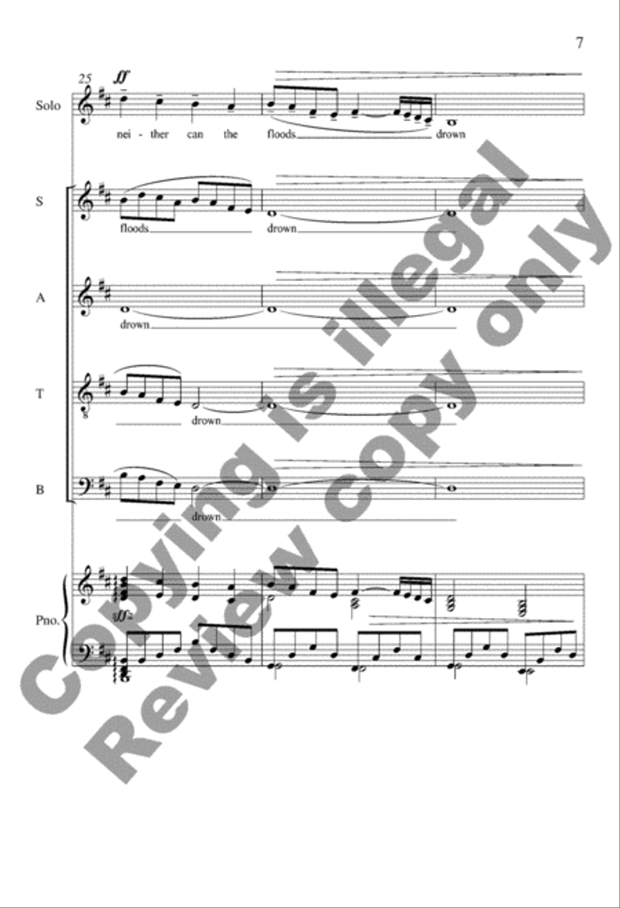 Set Me as a Seal 4-Part scores gallery preview page 7