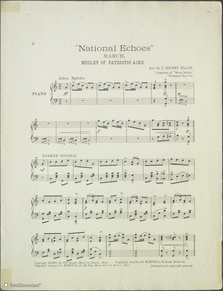 National Echoes March: Medley of Patriotic Airs