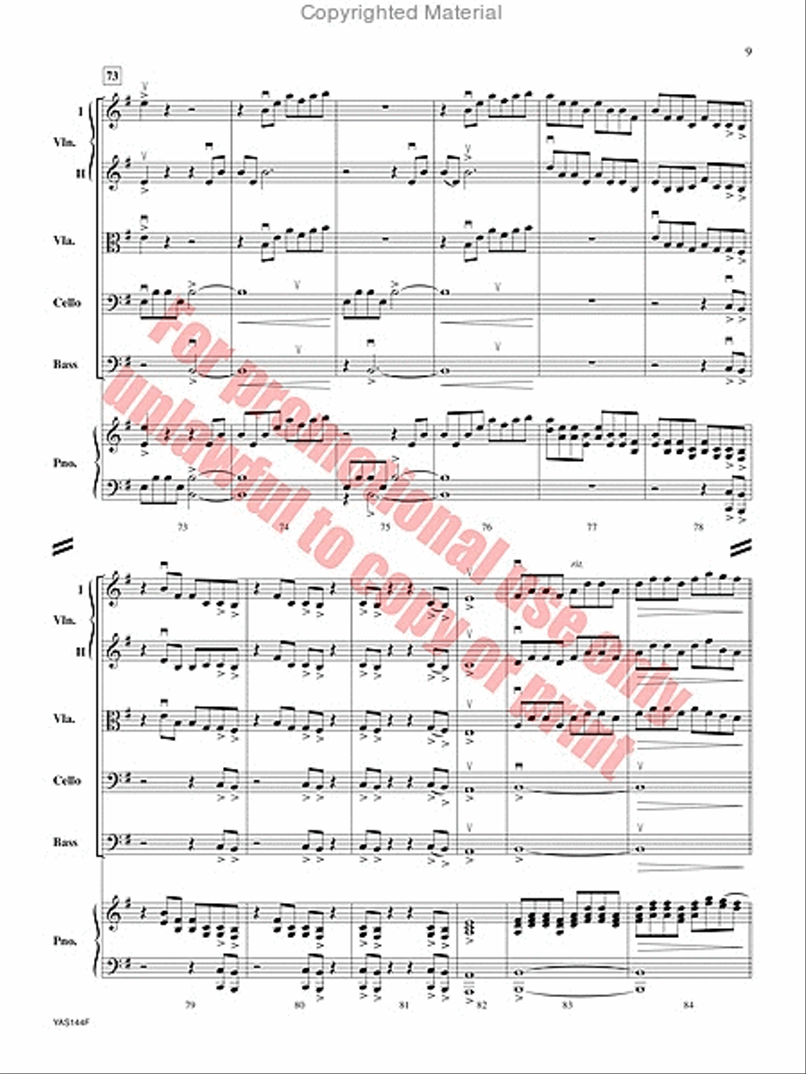 Portal Gates String Orchestra scores gallery preview page 10