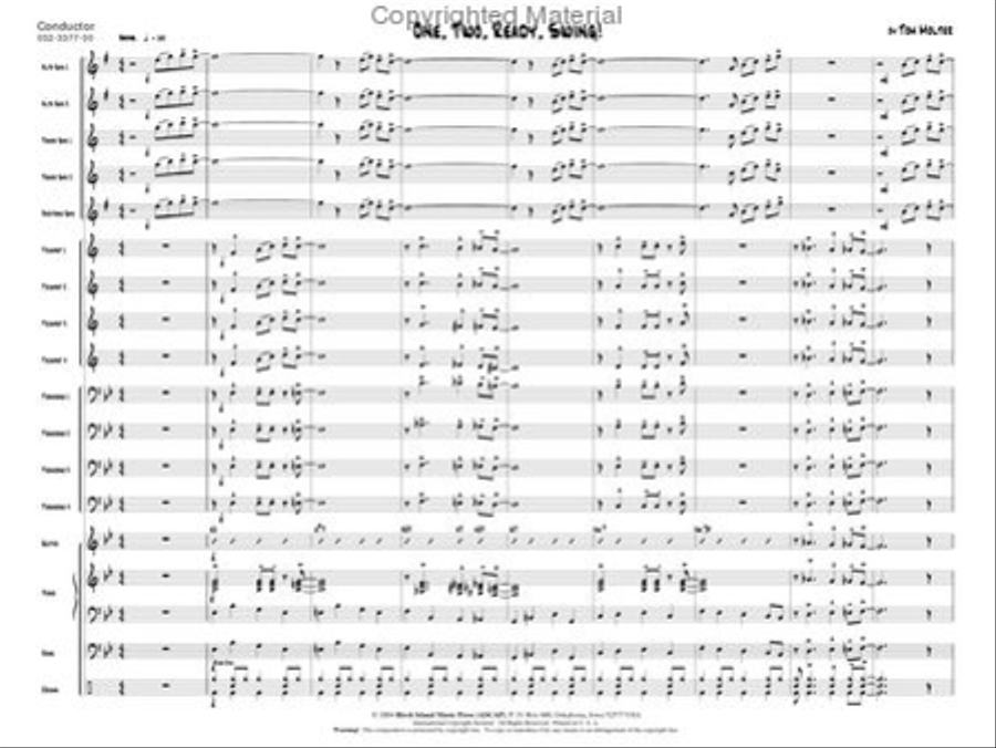 One, Two, Ready, Swing! Jazz Ensemble scores gallery preview page 2