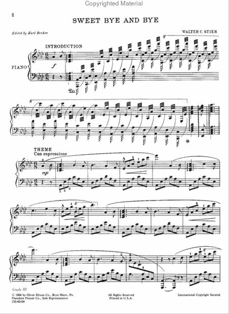 The Sweet By And By Chamber Music scores gallery preview page 2