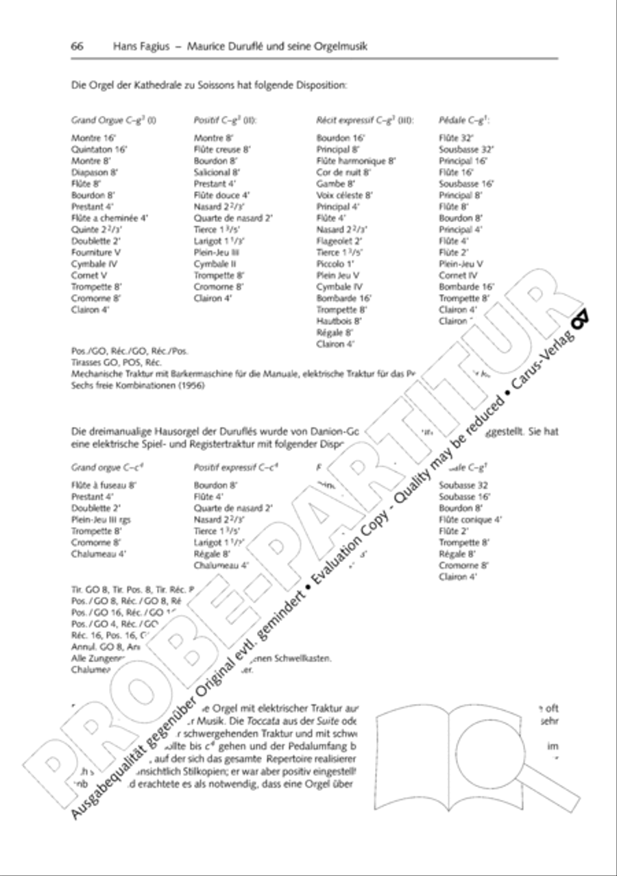 Orgelschule zur historischen Auffuhrungspraxis Organ Solo scores gallery preview page 67