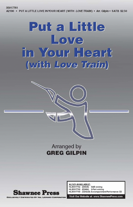 Book cover for Put a Little Love in Your Heart (with “Love Train”)
