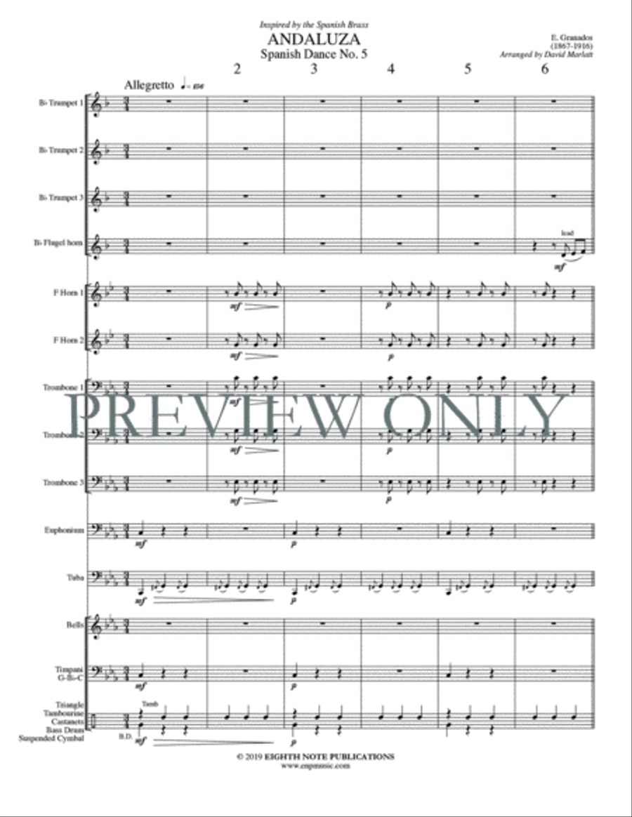 Andaluza Small Ensemble scores gallery preview page 3