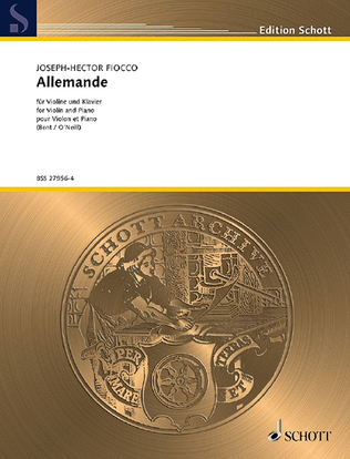 Book cover for Allemande