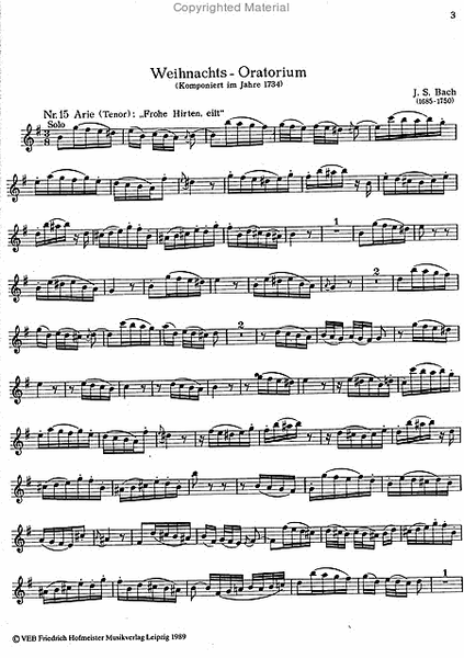 Orchesterstudien Flote, Heft 1: Bach, Haydn u.a.