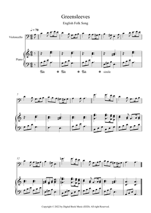 Greensleeves - English Folk Song (Cello + Piano)