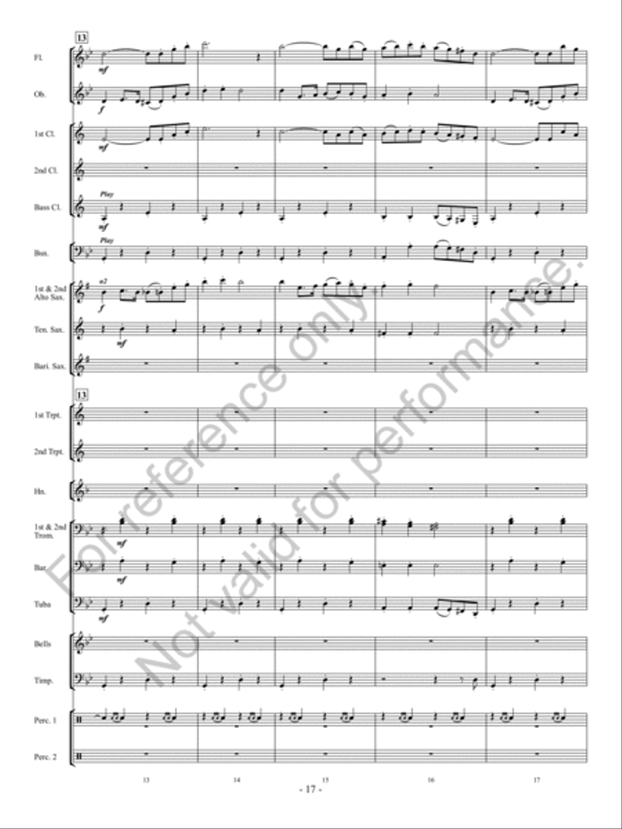 A Haunted Trilogy A Haunted Trilogy Concert Band scores gallery preview page 18