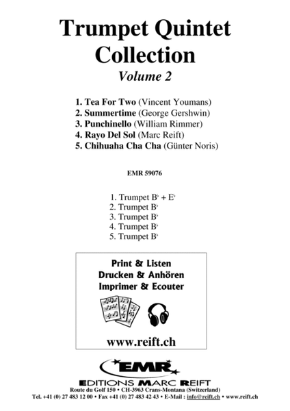 Trumpet Quintet Collection Volume 2 image number null
