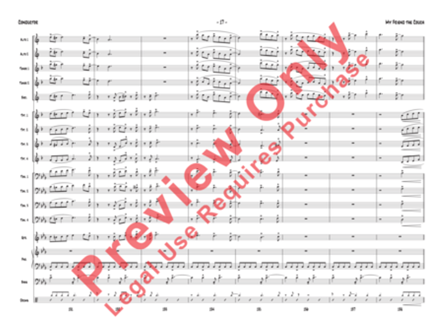 My Friend the Couch Jazz Ensemble scores gallery preview page 20