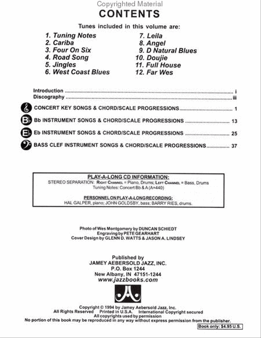 Volume 62 - Wes Montgomery Guitar scores gallery preview page 2