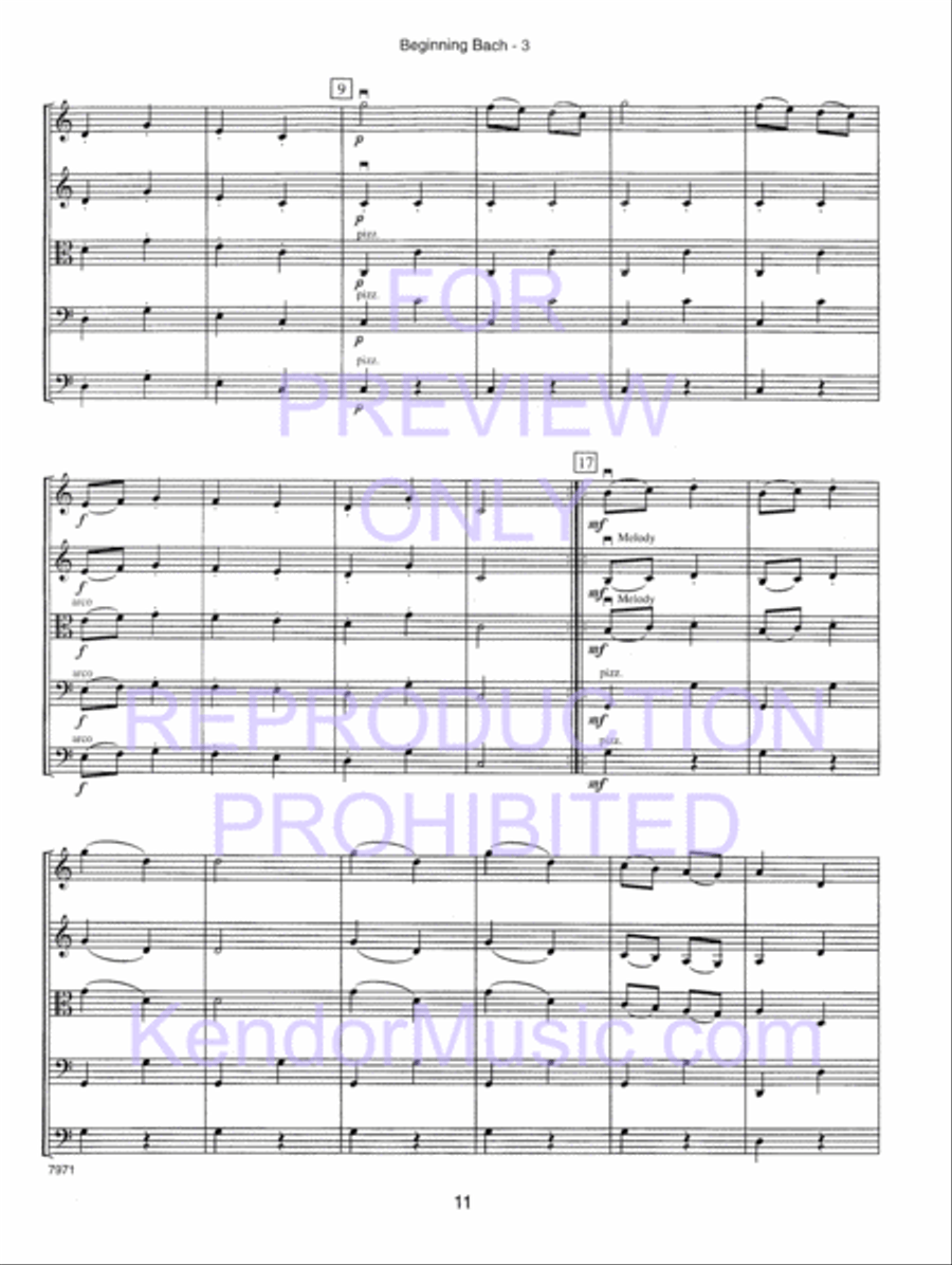 Kendor Concert Favorites , Volume 1 (Score) - with MP3s String Orchestra scores gallery preview page 16