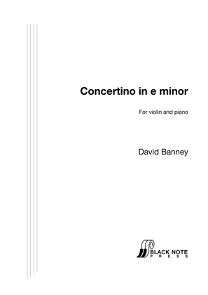 Violin Concertino in e minor