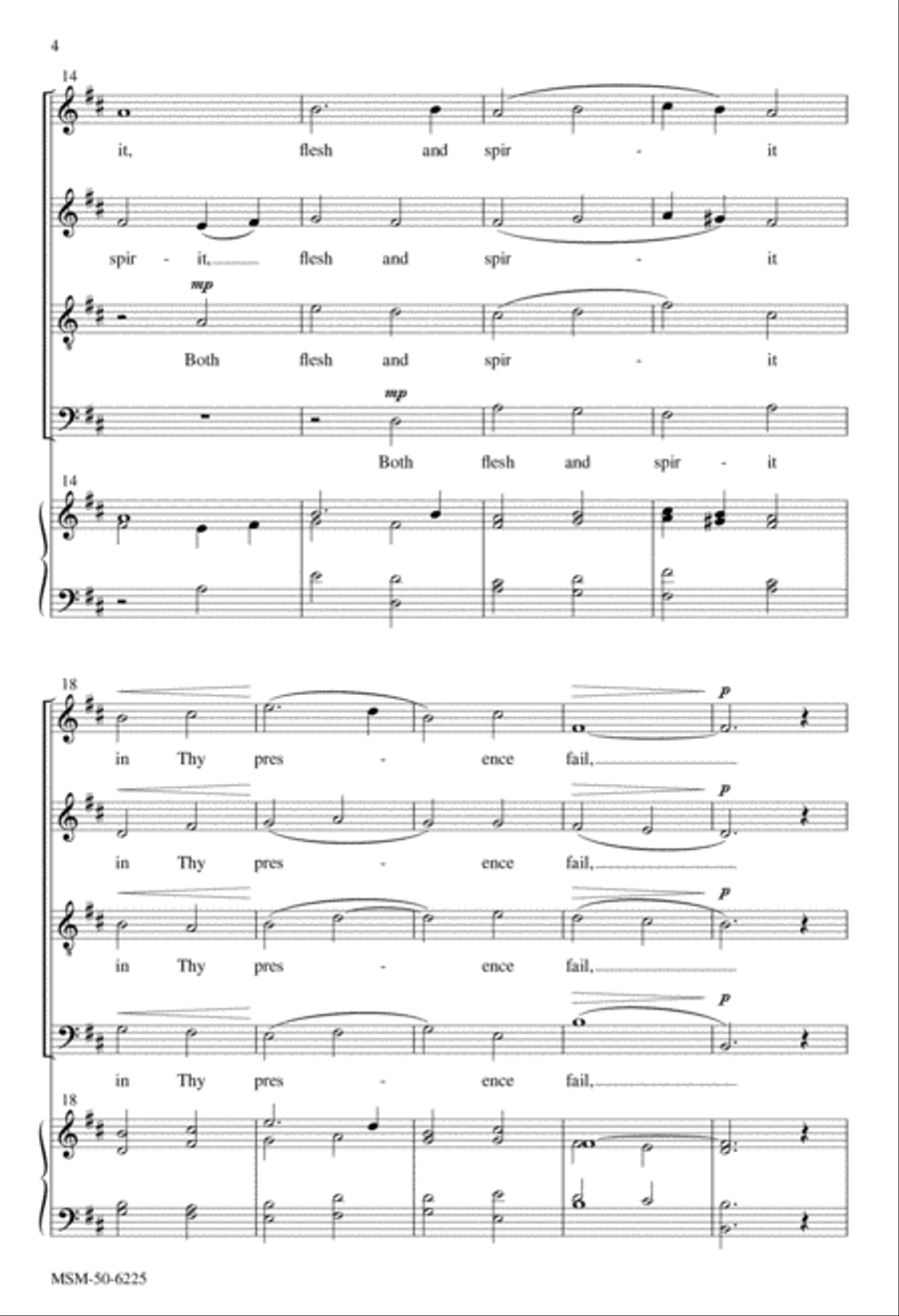 Four Communion Motets 4-Part scores gallery preview page 5