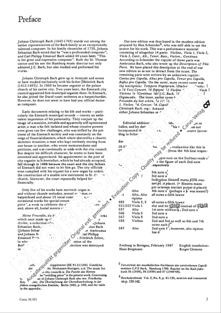My beloved, you are fair (Meine Freundin, du bist schon) 4-Part scores gallery preview page 6