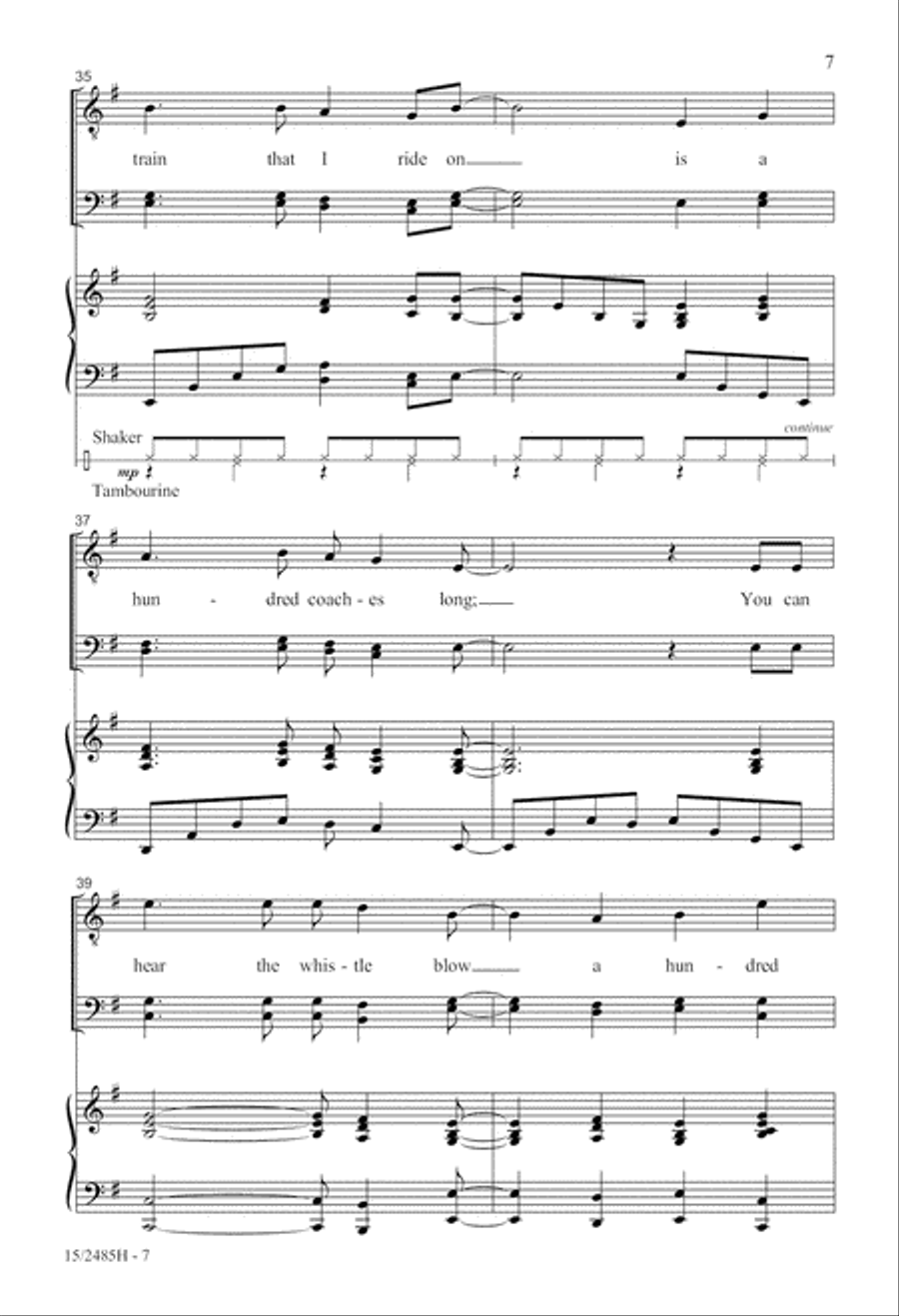 Nine Hundred Miles 3-Part scores gallery preview page 7