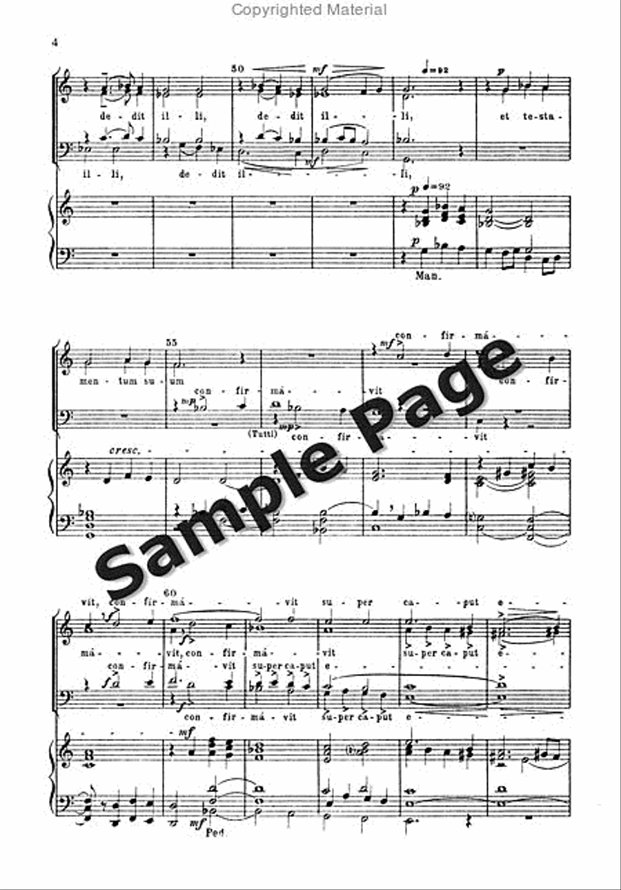Ecce Sacerdos Ecce Sacerdos 4-Part scores gallery preview page 5