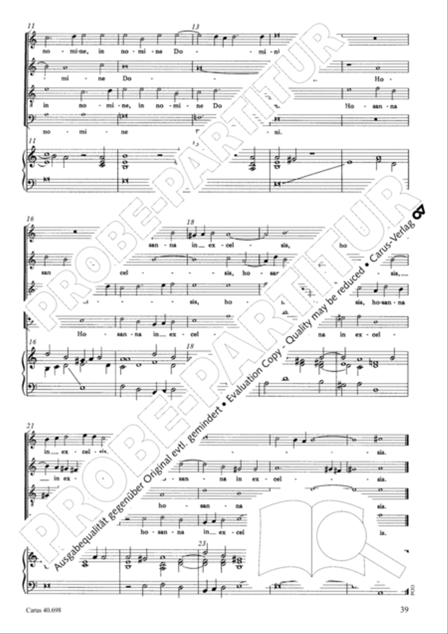 Messa breve SSATB scores gallery preview page 40