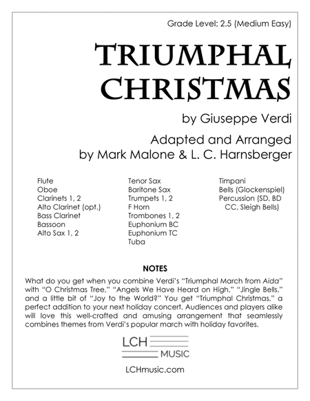 Triumphal Christmas for Band (Grade 2.5) image number null