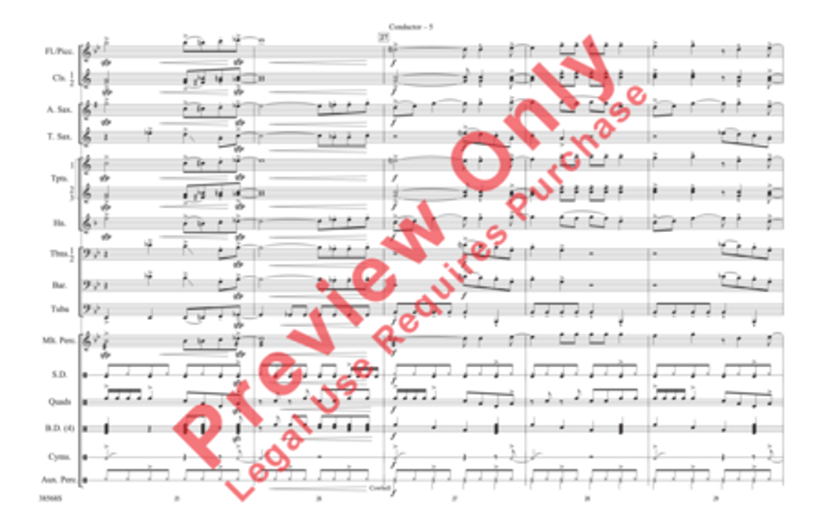 Gimme Some Lovin' Gimme Some Lovin' Marching Band scores gallery preview page 6