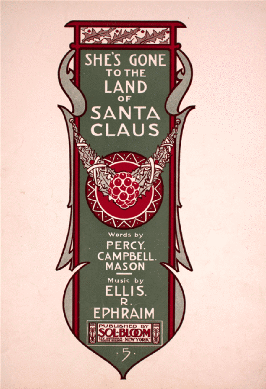 She's Gone to the Land of Santa Claus Voice scores gallery preview page 1