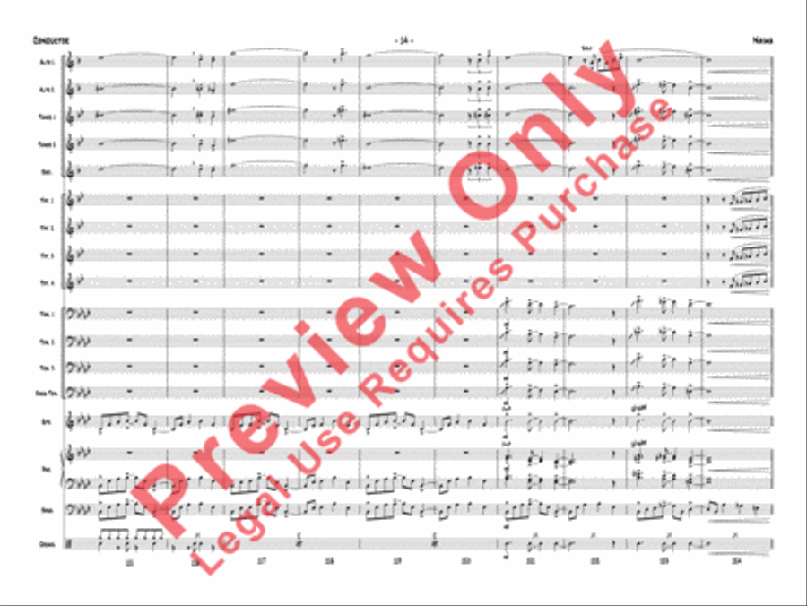Naima Jazz Ensemble scores gallery preview page 17