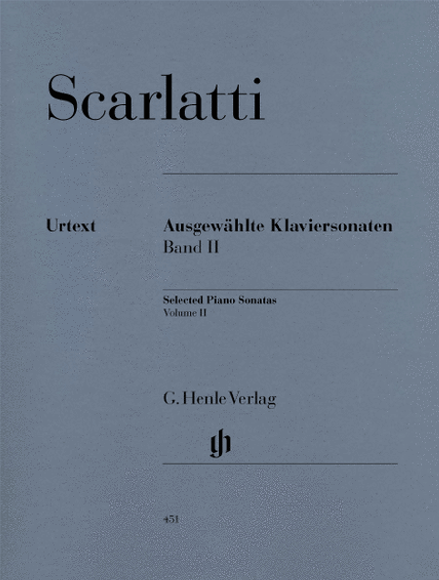 Selected Piano Sonatas – Volume II Piano Solo scores gallery preview page 1