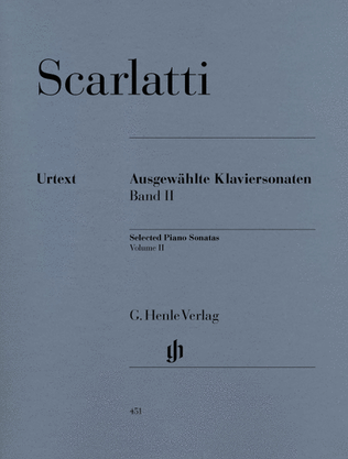 Book cover for Selected Piano Sonatas – Volume II