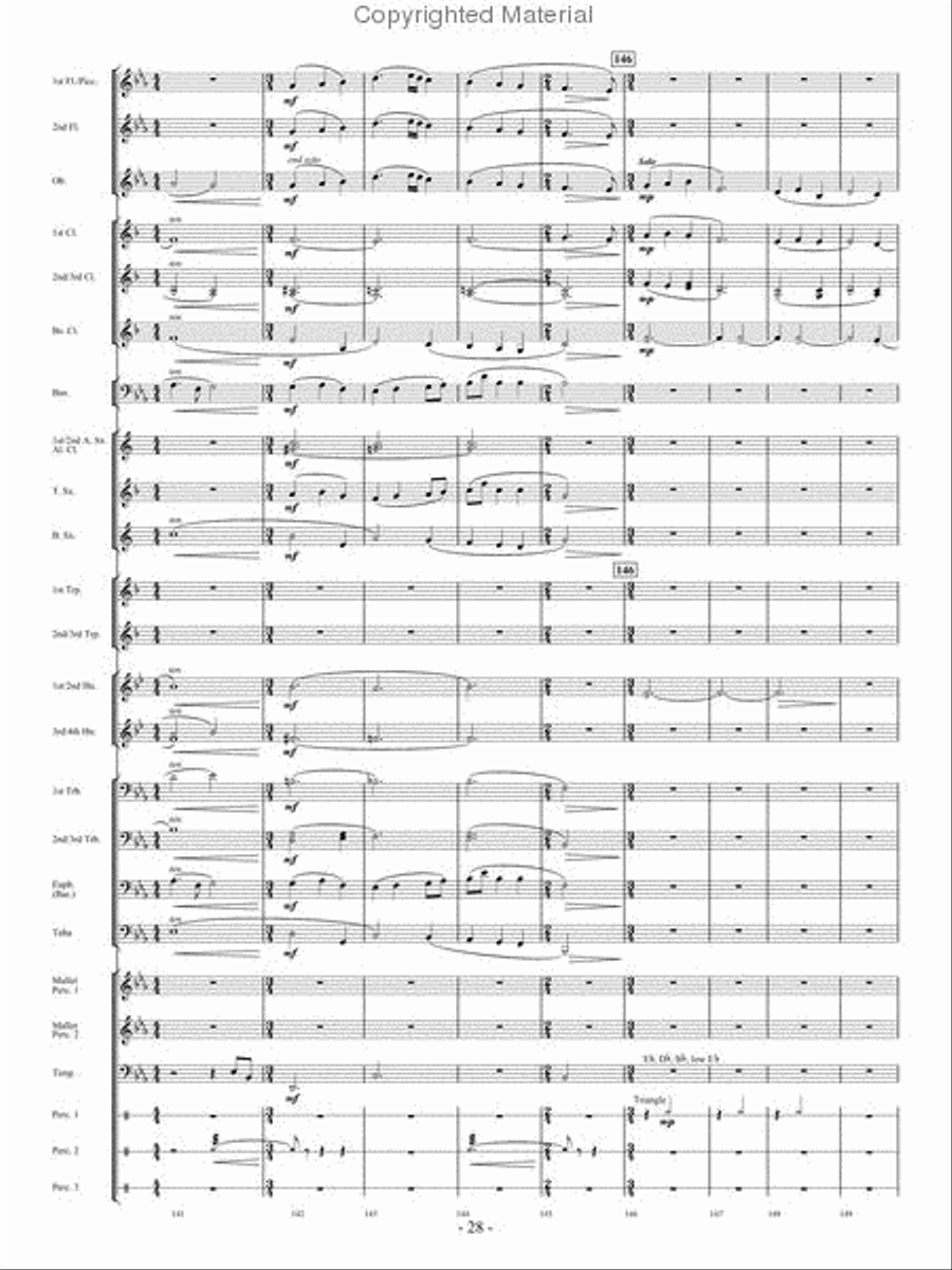 From the Eye of the Storm Concert Band scores gallery preview page 27